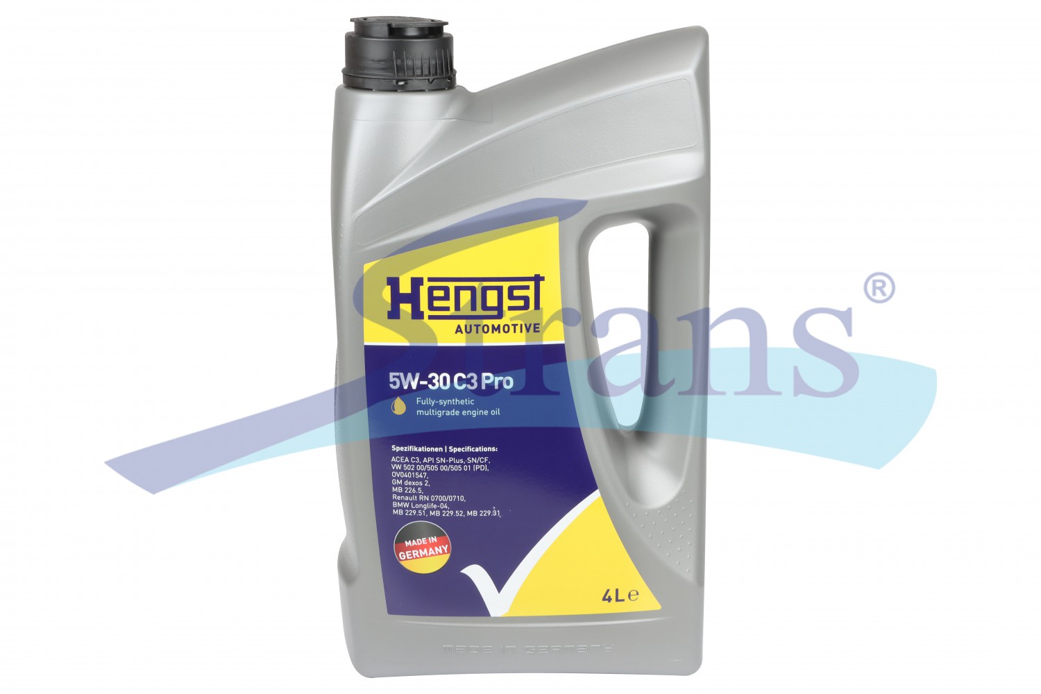 Engine Oil Hengst 5W-30 C3 Pro 4L. (Suitable For Diesel Generators